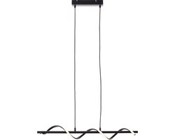 Brilliant lamp Eunice LED hanglamp zwart mat zwart 22 W geïntegreerde LED