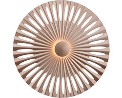 BRILLIANT lamp Phinx LED wandlamp 32cm bruin / koffie | 1x 12W LED geïntegreerd, (1282lm, 3000K) | Schaal A ++ tot E | Decoratieve achtergrondverlichting aan de muur of het plafond
