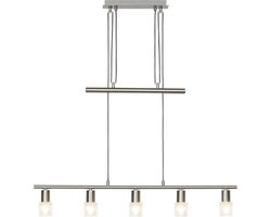Brilliant LEA Hanglamp 5x3W Chroom RVS LED G32473/77