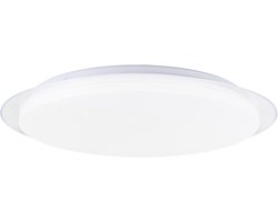 Brilliant LED-wand- en plafondlamp Vittoria G80566A05 woonkamer, slaapkamer kunststof/metaal binnenplafond wit - LED permanent geïntegreerd