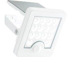 Brilliant Luton - Buiten wandlamp - LED 4W - Solar - Sensor - 540 lm - 4000K - IP65 - Wit