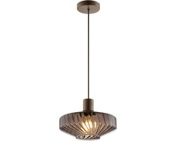Brilliant Lyn - Hanglamp - 1-lichts - E27 - Koffie