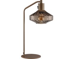 Brilliant Lyn - Tafellamp - 1-lichts - E27 - Koffie