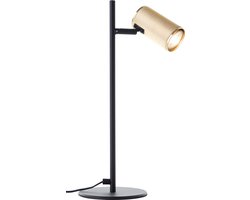 Brilliant Marty - Tafellamp - LED GU10 - Zwart/Goud