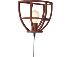 Brilliant MATRIX - Wandlamp - Roestkleurig