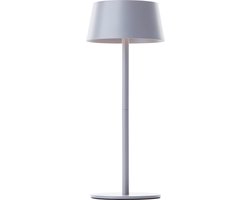 Brilliant Picco - oplaadbare Solar Tafellamp - Buiten - LED 4W 3000K - 3 Stepdim - IP44 - Grijs