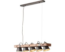 Brilliant PLOW - Hanglamp - Bruin;Zwart