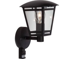 Brilliant RILEY - Buiten wandlamp met bewegingssensor - Zwart