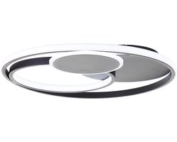 Brilliant Runda - Plafondlamp - LED 51,5W - 3000K-6000K - Zwart