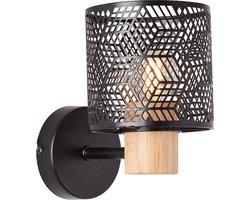 Brilliant Santy - Wandlamp - Zwart