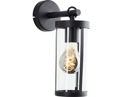 Brilliant Sidney - Buiten wandlamp - E27 1 x 20W - IP44 - Zwart