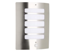 Brilliant Todd - Buitenlamp - Bewegingssensor - IP44 - E27 1x max40W - Chroom