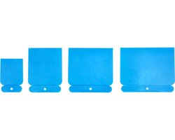 BRILLIANT TOOLS Japanse spatelset, kunststof, 4 stuks - BT101935