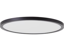 Brilliant Tuco - Plafondlamp - LED 21W - 2700K - 3 steps dimming 100%-50%-25% - Zwart/Wit