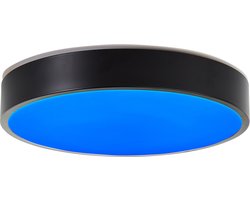 BRILLIANT Tuya app bestuurbaar, 33 cm, RGB, 2300 lm, dimbaar, 3000-6500 K, zwart