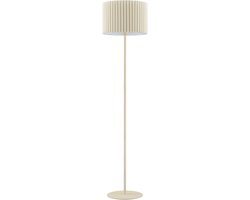 Brilliant Velin - Vloerlamp - 1-lichts - E27 - Beige
