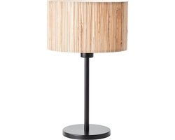 Brilliant Wimea - Tafellamp - E27 max 1x42W - Zwart/Nature
