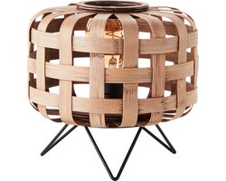 Brilliant Woodline - Tafellamp - E27 max 1x40W - Natuur/Zwart