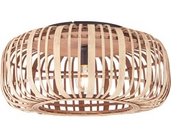 Brilliant Woodrow - Plafondlamp - E27 max 1x40W - Bruin