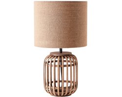 Brilliant Woodrow - Tafellamp - E27 max 1x52W - Nature