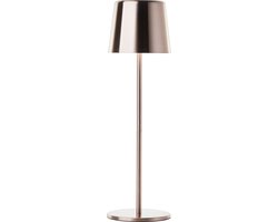 Brilliant Xaana oplaadbare Tafellamp - Binnen & Buiten - LED 4W 3000K-6000K - 3 Stepdim - IP44 - Koper