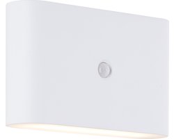 Brilliant Xino - Oplaadbare magnetische wandlamp op accu draadloos - met bewegingssensor - IP44 - LED 4W - 300 Lumen - 3000K - met batterijen indicator - Wit