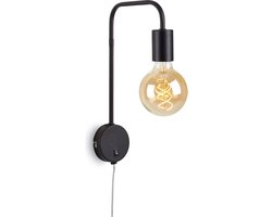 Briloner - ALVA - bedlamp - slaapkamerlamp - incl. aan-/uitschakelaar - zonder gloeilampen - max. 10 W - voedingskabel 1,8 m
