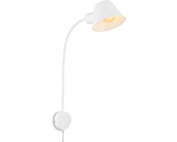BRILONER Bedlamp wandlamp draaibare leeslamp excl. 1xE27 10W wit slaapkamer
