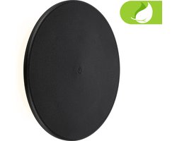 BRILONER – Buiten Wandlamp Oplaadbaar – USB-C – dimbaar - warm wit licht – zwart – Ø25