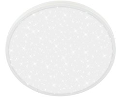 BRILONER Competo – LED Plafondlamp – neutral wit licht – met ster decor – woonkamerlamp met decoratieve rand – Ø33 cm