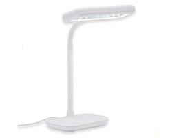 BRILONER - Daglichtlamp - bureaulamp - LED tafellamp - draaibaar en kantelbaar - 6.500 K - wit