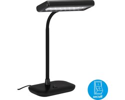 BRILONER - DAYLIGHT - LED Bureaulamp - daglichtlamp - tafellamp - draaibaar en kantelbaar - 75 W - zwart