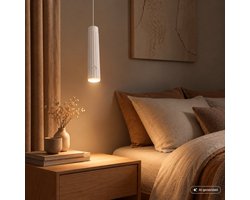 BRILONER Hang - Hanglamp oplaadbaar - bedlamp in hoogte verstelbaar - warm wit licht - dimbaar - zonder stroomaansluiting - woonkamer | slaapkamer | eetkamer
