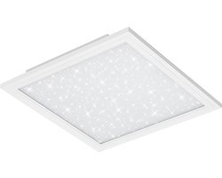 Briloner Leuchten - LED-paneel, plafondlamp incl. sterrendecor, 1.300 lumen, 4.000 kelvin, 12 watt, wit
