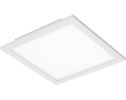 Briloner Leuchten PIATTO - plafonnière - plafondlamp met bewegingssensor - ultraflat - LED lamp 12W - 1.300 Lumen - daglichtsensor - vierkant - wit - 29,5 cm
