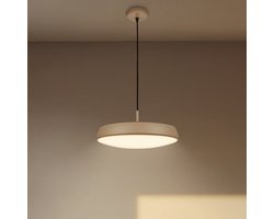 BRILONER Nala - LED Hanglamp - met warm wit licht - eetkamerlamp - japandi - met 3.000K - Ø35x120 cm - woonkamer | slaapkamer | eetkamer