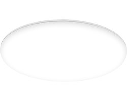 BRILONER Rowny - LED Plafonniere - badkamerverlichting - badkamer lamp met achtergrondverlichting - IP54 - neutral wit licht 4.000K - Ø35cm