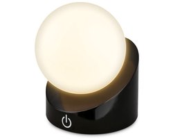 BRILONER Sora - Oplaadbare Mini Tafellamp - warm wit licht - IP54 buitenverlichting - draadloos - dimbaar - voor binnen en buiten - 10 x 8 x 9 cm