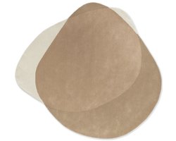 Brink & Campman Element Arp Natural 087601 Vloerkleed - 160 x 175 cm - Beige,Ivoor - Organic - Wol - Eetkamer, Woonkamer, Slaapkamer - Geometrisch, Abstract - Modern, Design