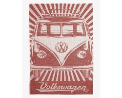 BRISA VW Collection - Volkswagen Bulli T1 bus theedoek, set van 2 keukendoeken, droogdoeken, wasbaar op 60 graden, duurzaam, pluisvrij, Öko-TEX 100, 70 x 50 cm, 60% linnen 40% katoen