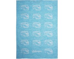 BRISA VW Collection - Volkswagen Bulli T1 bus theedoek, set van 2 keukendoeken, droogdoeken, wasbaar op 60 graden, duurzaam, pluisvrij, Öko-TEX 100, 70 x 50 cm, 60% linnen 40% katoen