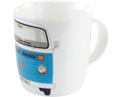 BRISA VW Collection - Volkswagen grote keramische koffie-thee-cappuccino-mok-Haferl mok voor keuken in VW T2 design (370 ml)