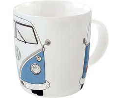 BRISA VW Collection - Volkswagen Keramiek Koffie-Thee-Cappuccino-Kop-Mok-Haferl Mok voor Keuken T1, T2, T3, T4, T5, T6 Bulli Bus (370 ml/Bulli chauffeur/Kleur)