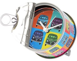 BRISA VW Collection - Volkswagen tafelklok magnetische klok MyClock met VW T1 Bulli Bus T1-motief