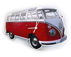 BRISA VW Collection - Wandklok in VW T1 Bulli Bus design