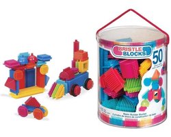 Bristle Blocks Nopper Bouwspeelgoed - 50 stuks voor peuter en kleuter