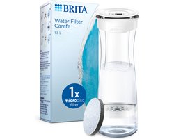 BRITA fill&serve Mind Waterfilterkaraf White/Graphite - 1,3L - Grijs