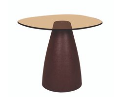 Brix - Bijzettafel - Brix Mylon Burgundy 50cm - Bruin