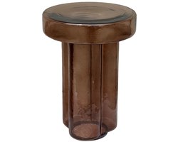 Brix - Bijzettafel Lio Smoke Brown - 37x37x52cm