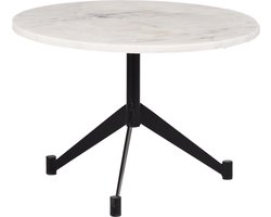 Brix - Bijzettafel Yara Wit - 32x32x45 - Marmer